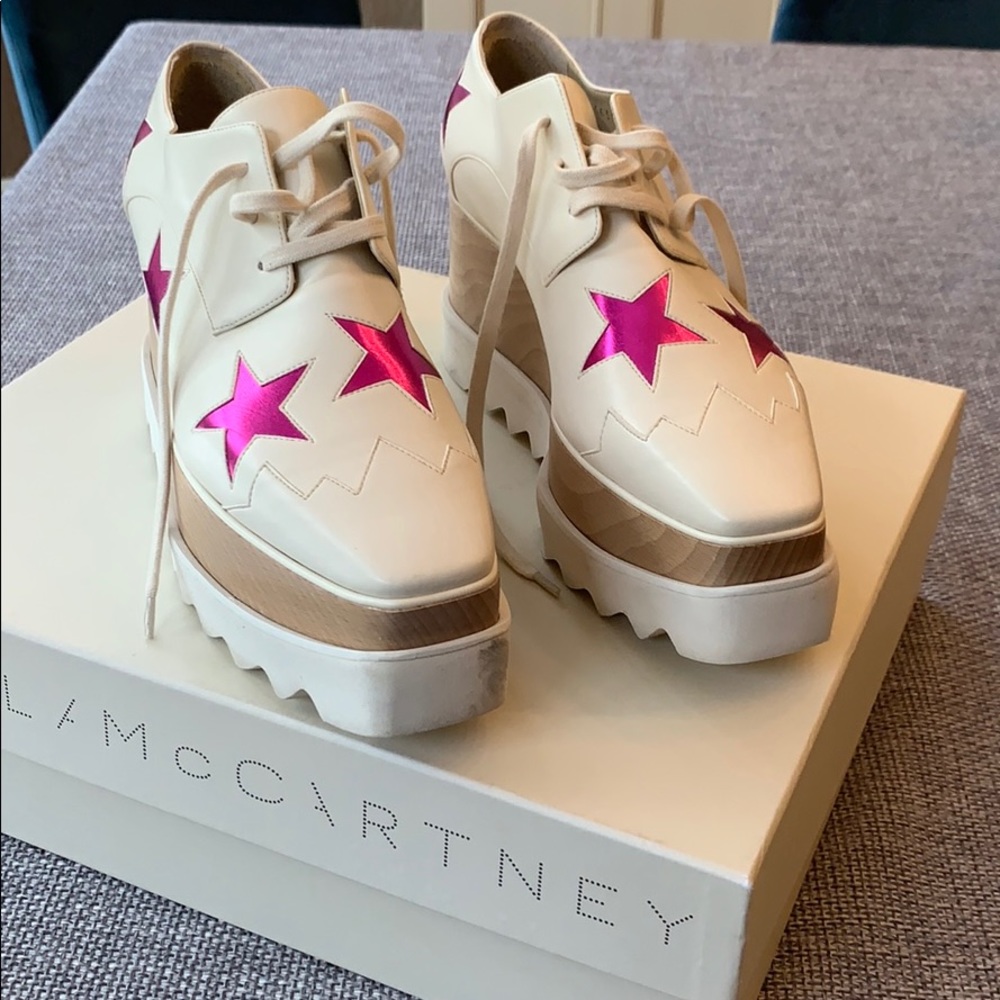 Stella McCartney ‘Elyse Star’ lace-up platforms